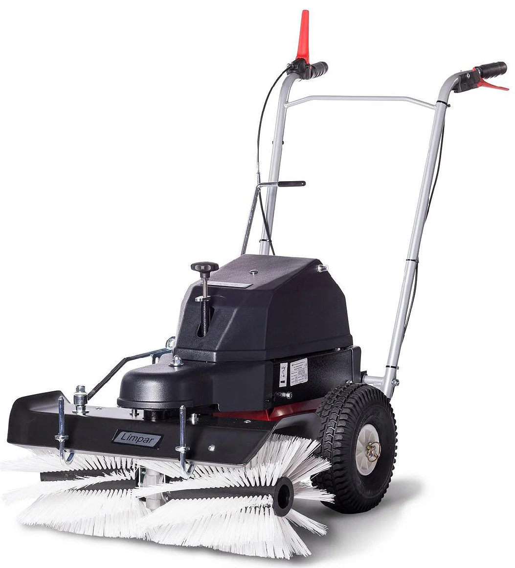 4F Schmutz- und Schneekehrmaschine Limpar Akku 26 mit Kehrbürstensatz