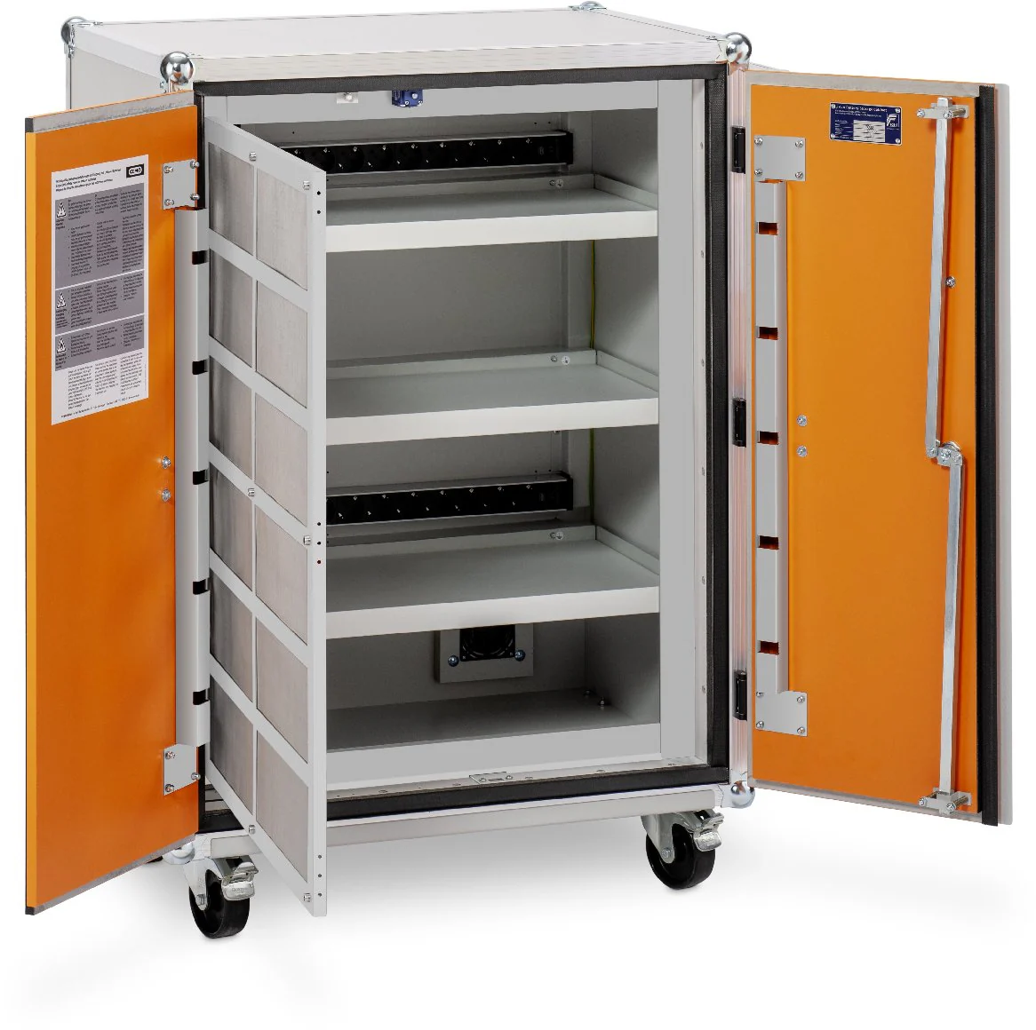CEMO Akku-Ladeschrank Premium Plus 8/10, 230 V mit Rollen 211.7046.020 - Image 4