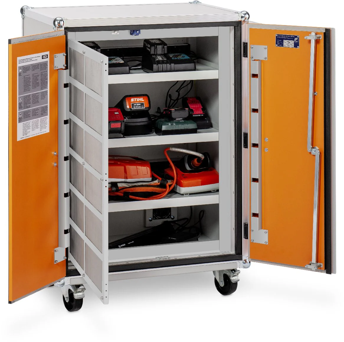 CEMO Akku-Ladeschrank Premium Plus 8/10, 230 V mit Rollen 211.7046.020 - Image 5