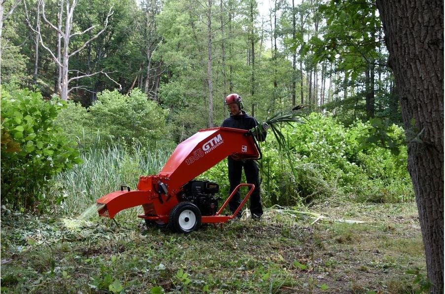 GTM Professional Benzin-Häcksler GTS1300CETO - mit E-Start und drehbarem Auswurf - Image 3
