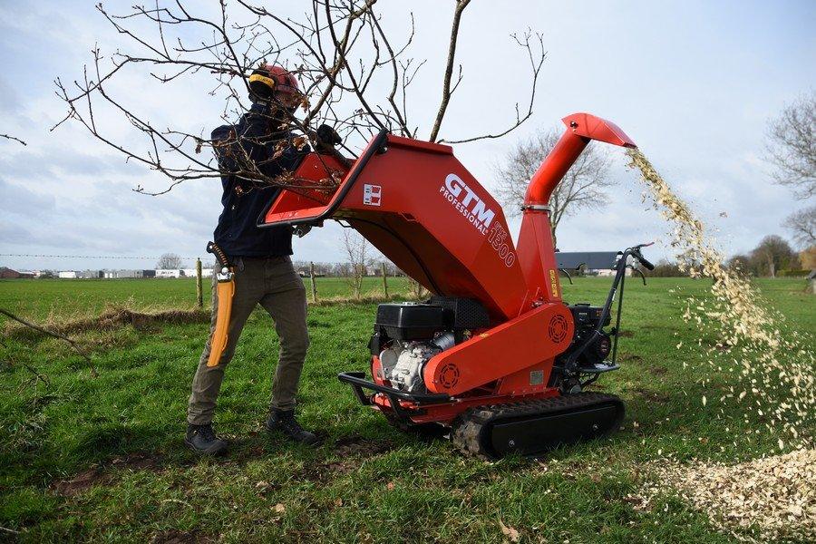 GTM Professional Benzin-Häcksler GTS1300RGE Raupenantrieb mit E-Start - Image 3