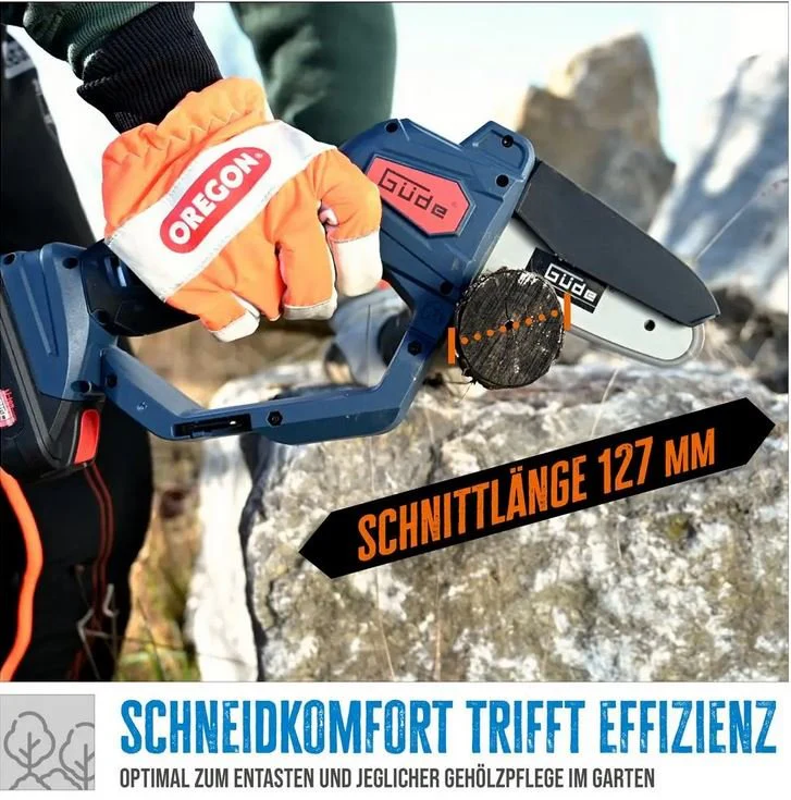 Güde Akku Minikettensäge MK 18-201-05 inkl. Akku und Ladegerät - Image 3