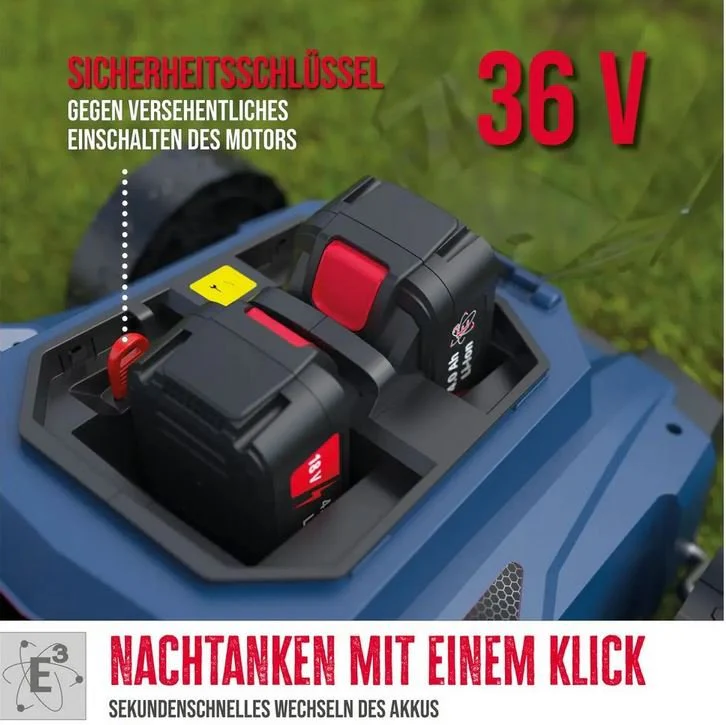 Güde Akku-Rasenmäher RM 36-402-30.37 inkl. 2x Akku und 1x Doppelladegerät - Image 3
