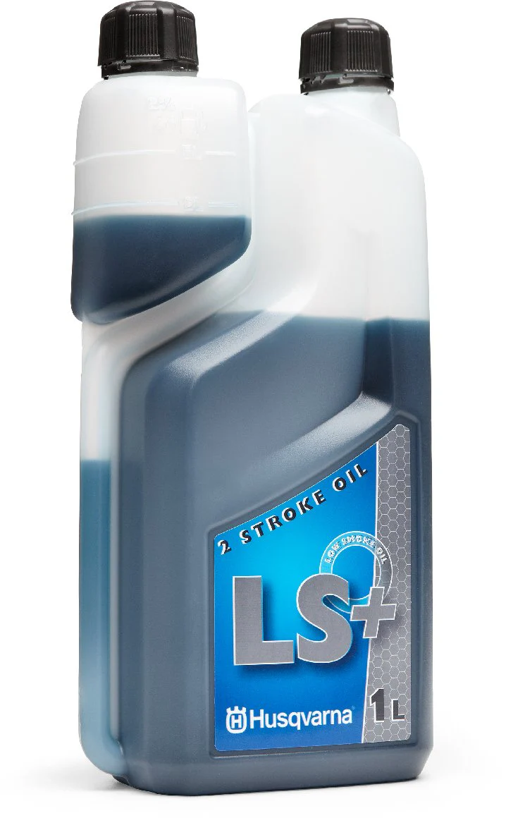 Husqvarna 2-Taktöl LS+ Low Smoke 1 Liter Dosierflasche