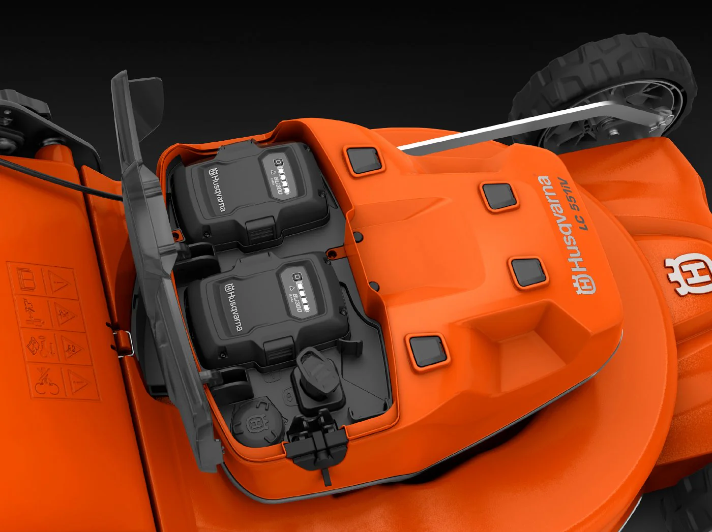 Husqvarna Akku-Mulchmäher LB 448iV ohne Akku und Ladegerät - Image 5