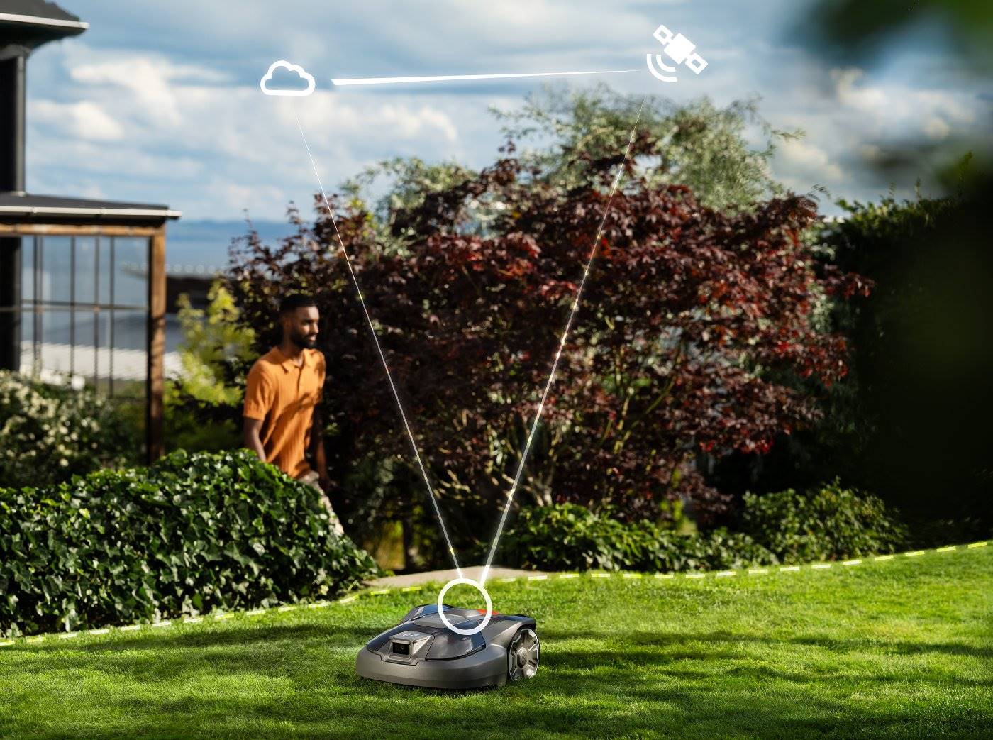 Husqvarna Automower 312V mit Garage - Image 12