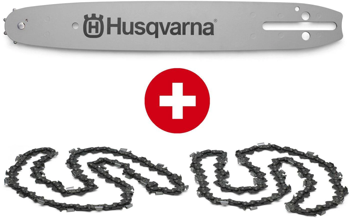Husqvarna Ersatz-Set 1 x Schiene 501 95 95-45 + 2 x Kette 581 80 79-45