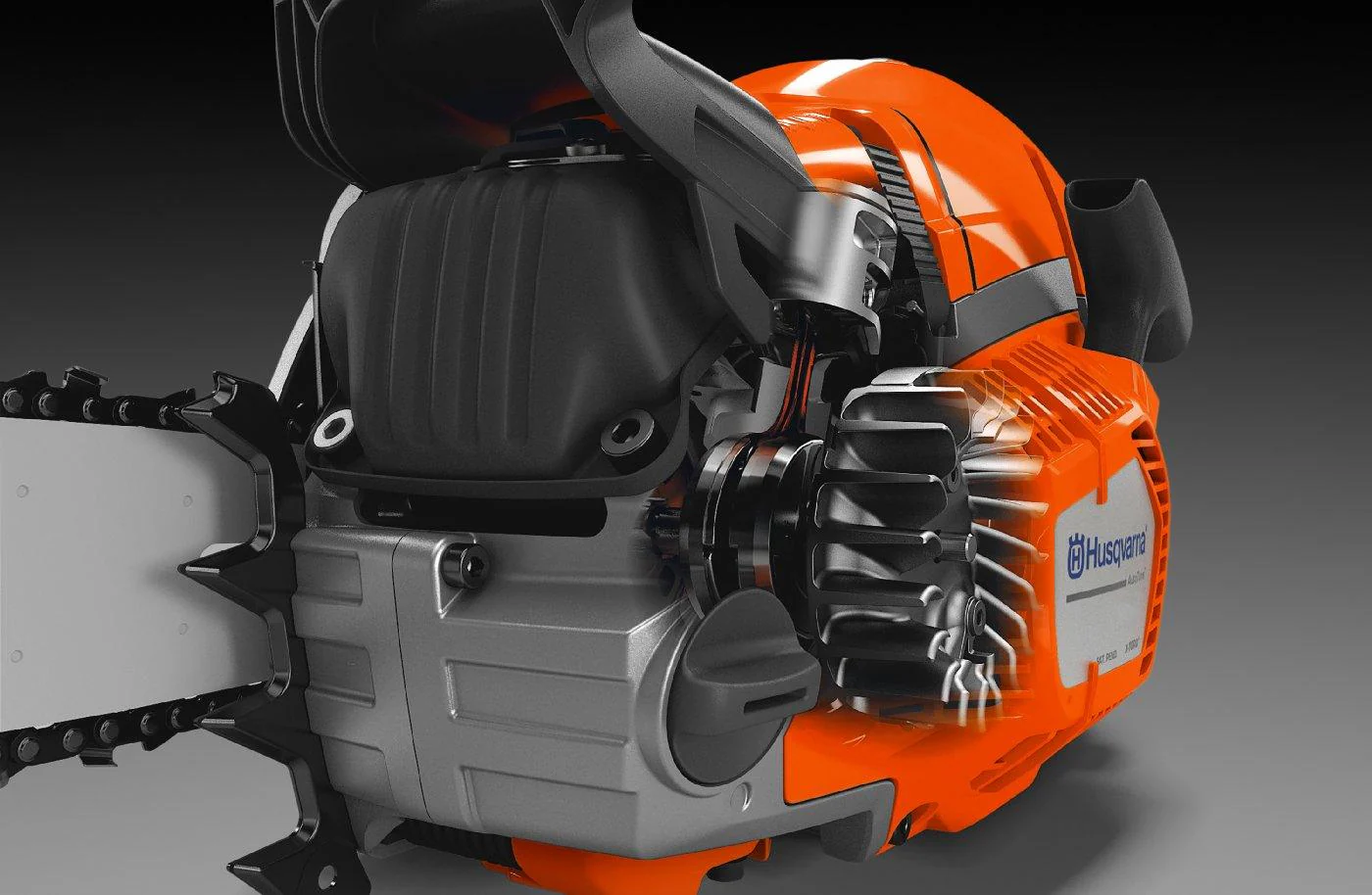 Husqvarna Profi Benzin Motorsäge 555 / 45 - Image 7