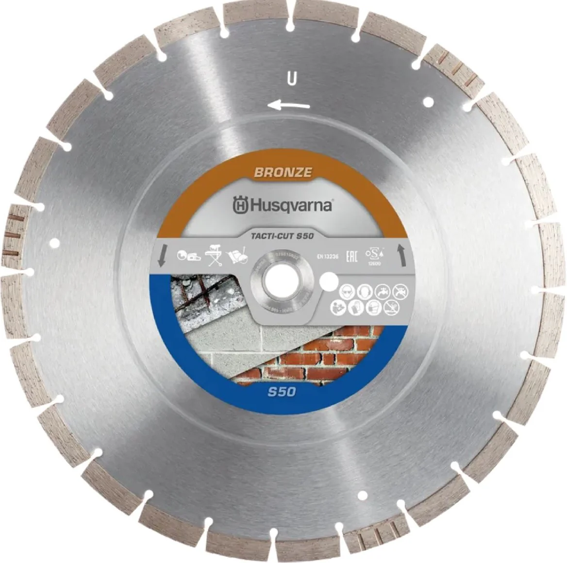 Husqvarna Trennscheibe TACTI-CUT S50 350 10 25.4/20 Leistungsgrad Bronze