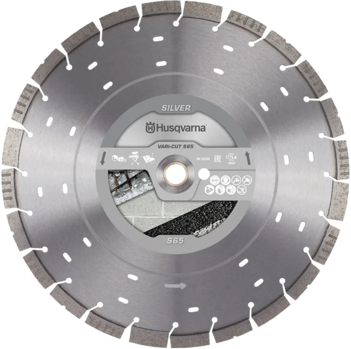 Husqvarna Trennscheibe VARI-CUT S65 400 12 25.4/20 Leistungsgrad Silber