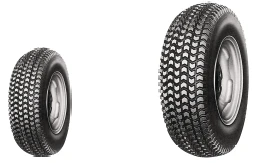 Iseki Rasenräder vorn 212 / 80 D15, hinten 355 / 80 D15 passend für TLE 3410
