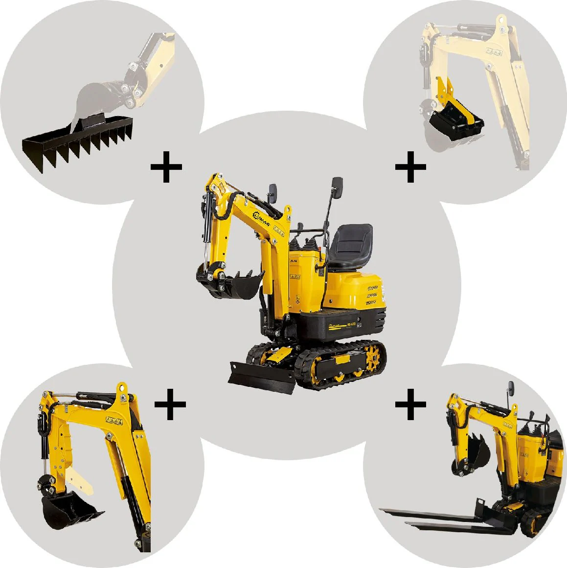 Lumag Mini-Bagger mit Benzinmotor MB-600 Mini-Bagger mit Benzinmotor - Image 7