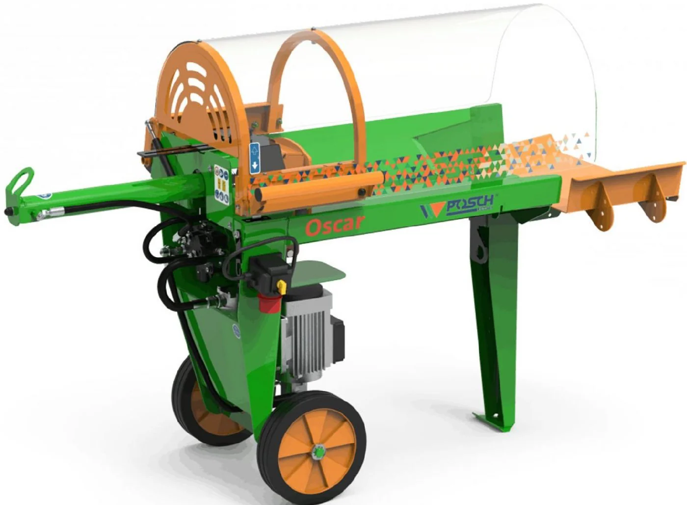 POSCH Elektro-Holzspalter liegend Oscar E5,5-400-R Turbo