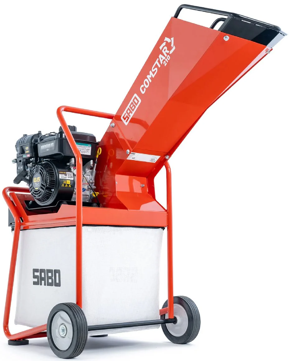 Sabo Benzin-Häcksler Comstar 210 Gartenhäcksler mit Fangkorb - Image 2