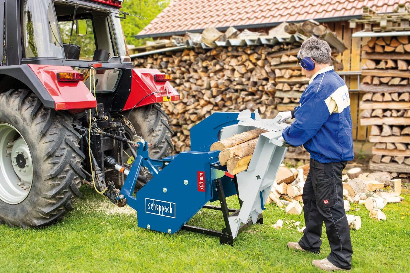 Scheppach Wippkreissäge kwz 7.0 mit Gelenkwellenantrieb - Image 2