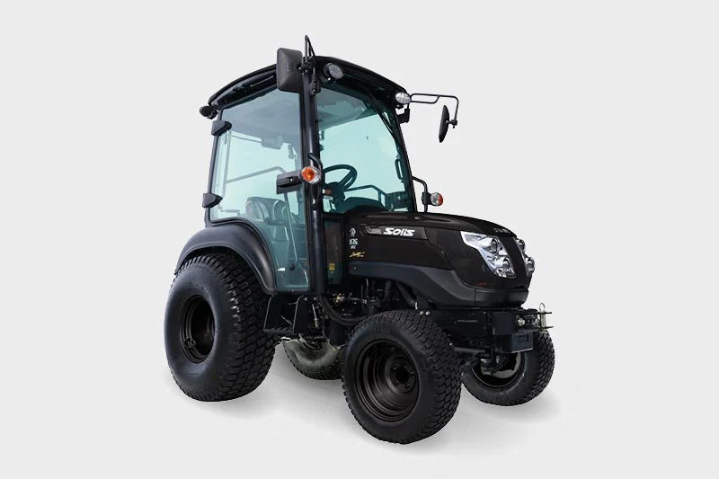 Solis Kompakttraktor 26 HST Panther in schwarz mit Kabine Grundmaschine ohne Bereifung - Image 3