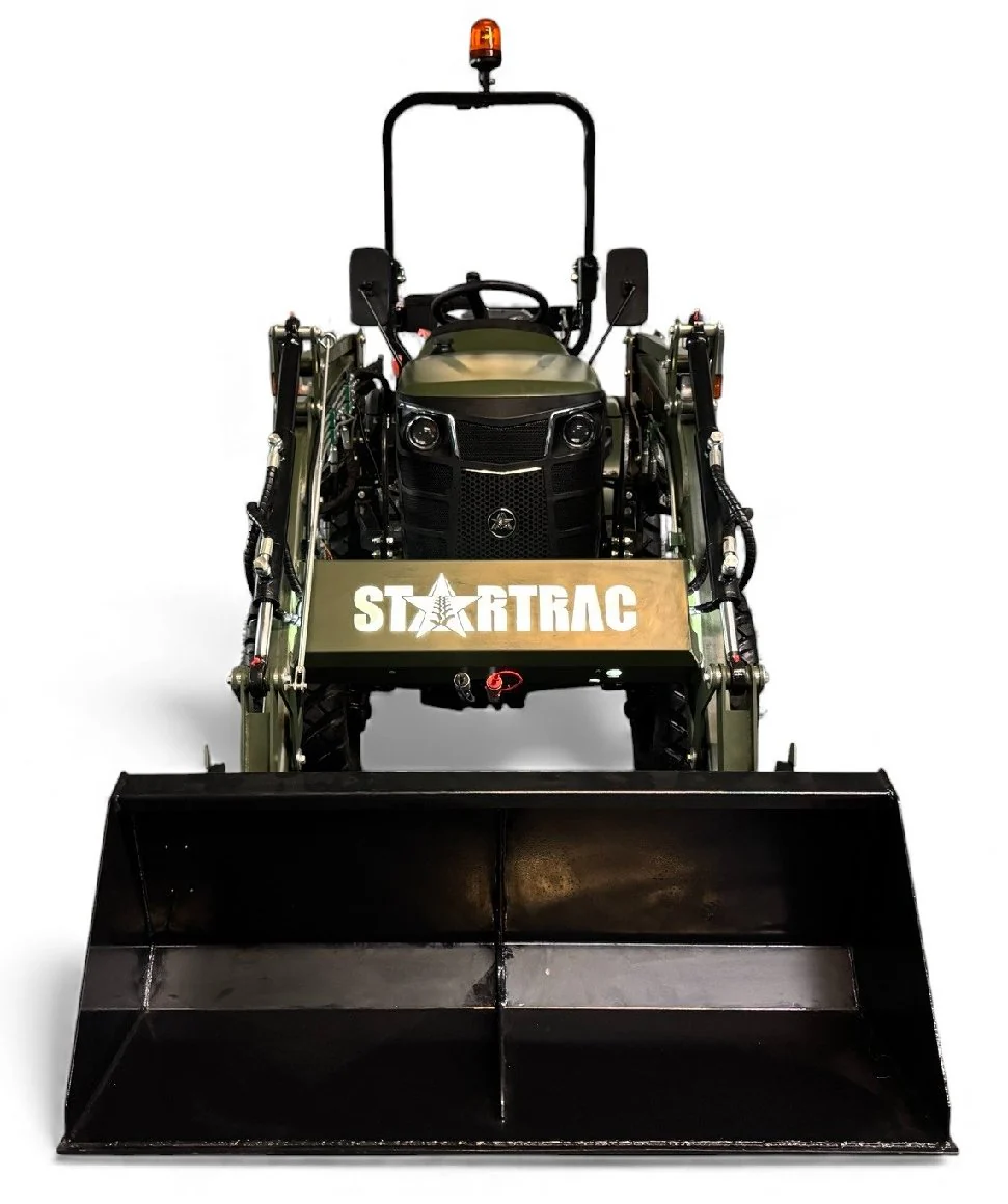 Startrac Allrad-Kleintraktor 26 9+9 mit Galaxy-Garden-Pro-Bereifung + Frontlader inklusive Schaufel - Image 4