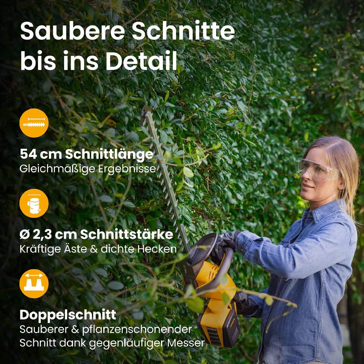 Stiga Akku-Heckenschere HT 300e Kit mit 2 x 2 Ah Akku und Ladegerät - Image 3