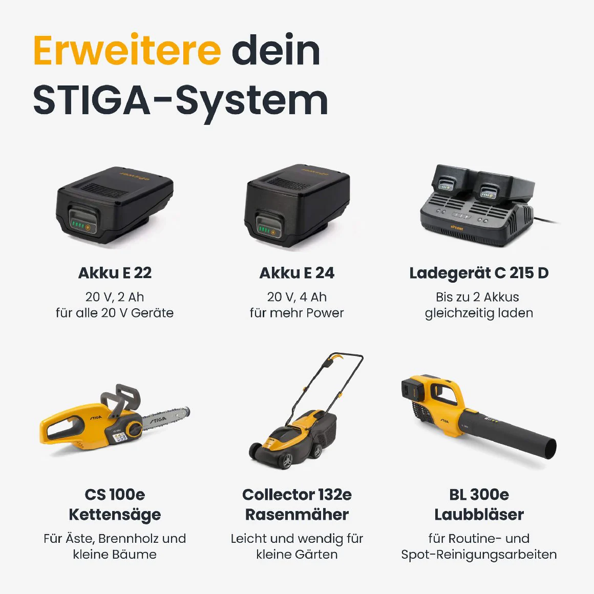Stiga Akku-Heckenschere HT 300e Kit mit 2 x 2 Ah Akku und Ladegerät - Image 9