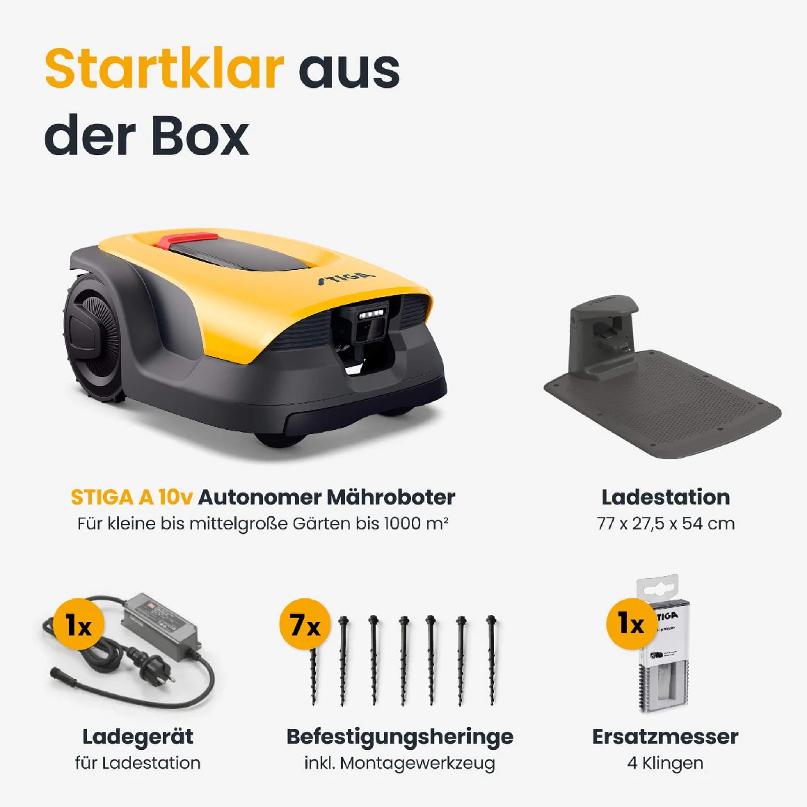 Stiga kabelloser Mähroboter A 10v - mit kostenloser Abdeckung - Image 14