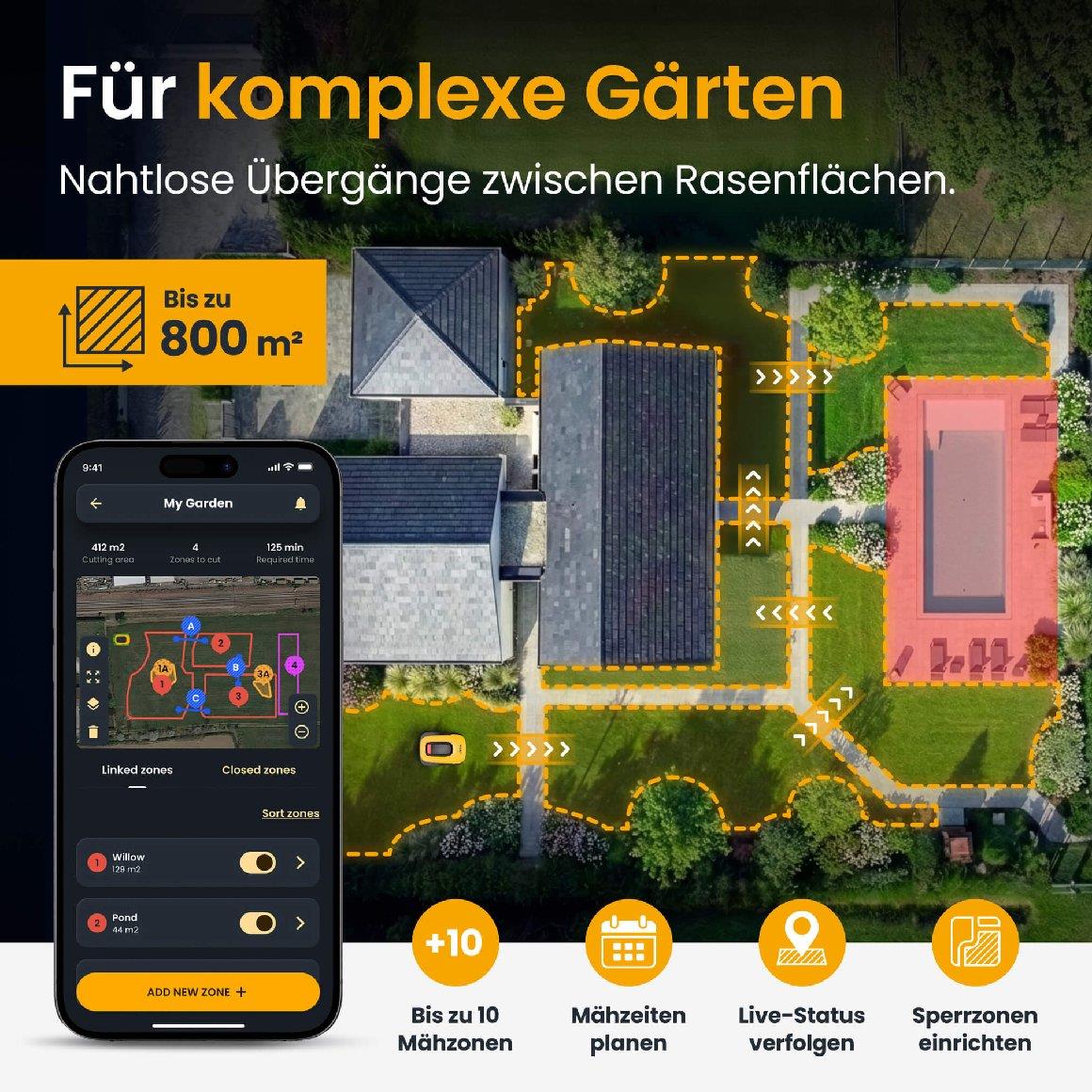 Stiga kabelloser Mähroboter A 6v - mit kostenloser Abdeckung - Image 13