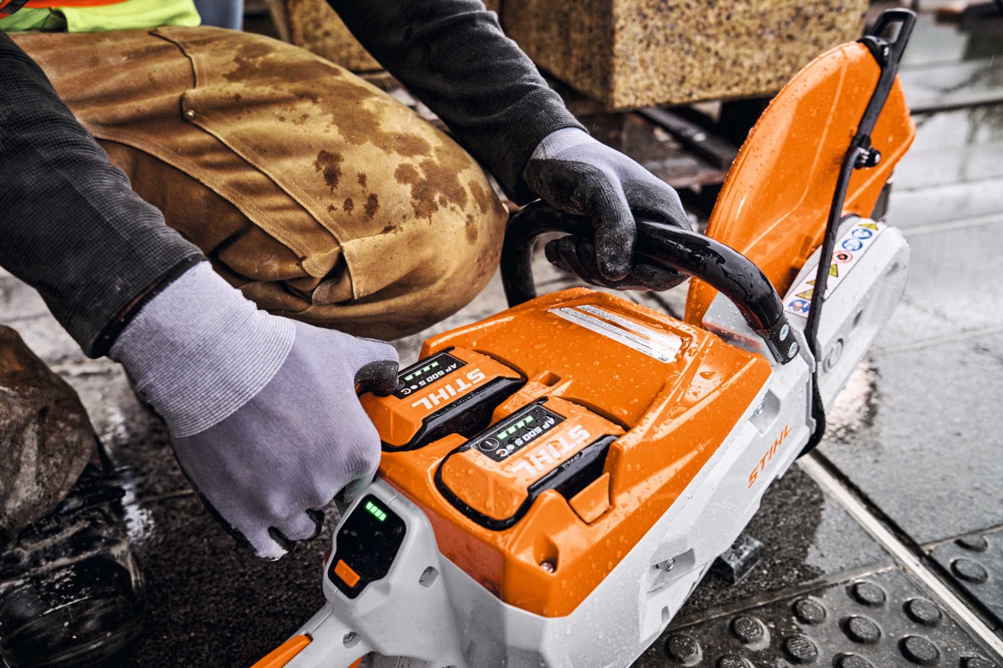 STIHL Akku-Trennschleifer TSA 500 B mit 350 mm Kunstharz-Trennscheibe für Baustahl - Image 6