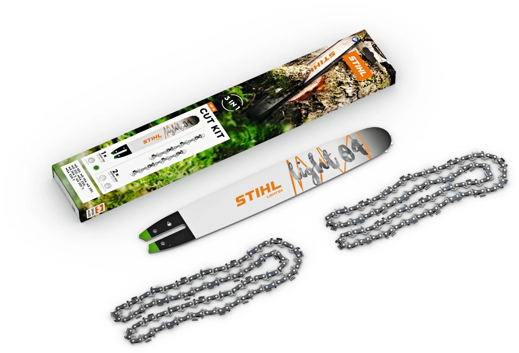 STIHL Sägeketten-Führungsschienen-Set Cut Kit 15 - Image 2