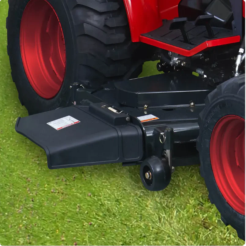 Tym Allrad-Kompakttraktor T255 mit Rasenbereifung und 153cm Zwischenachsmähwerk - Image 2